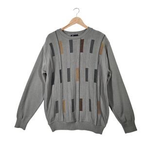 Tosani Canada Wool Acyrlic Blend Sweater Mens sz L Green